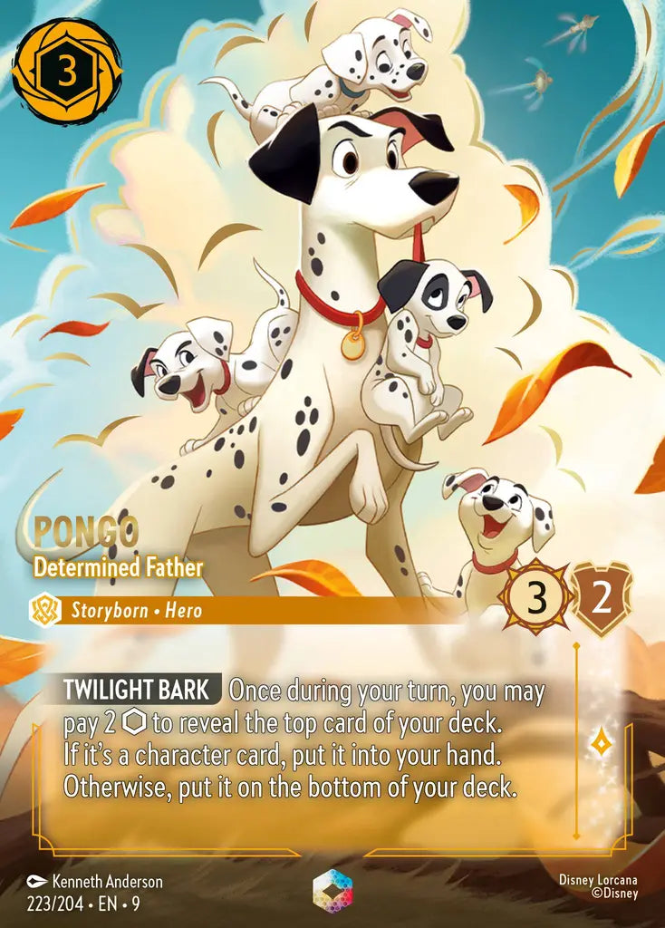 Disney Lorcana: Fabled — Pongo - Determined Father (Enchanted)