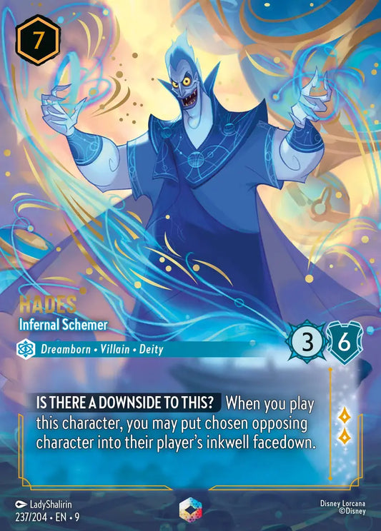 Disney Lorcana: Fabled — Hades - Infernal Schemer (Enchanted)