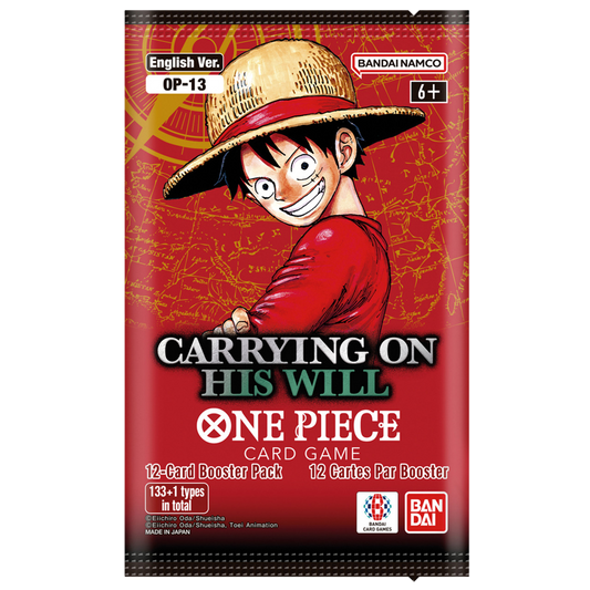 One Piece TCG: OP-13 Carrying on His Will — Booster Pack