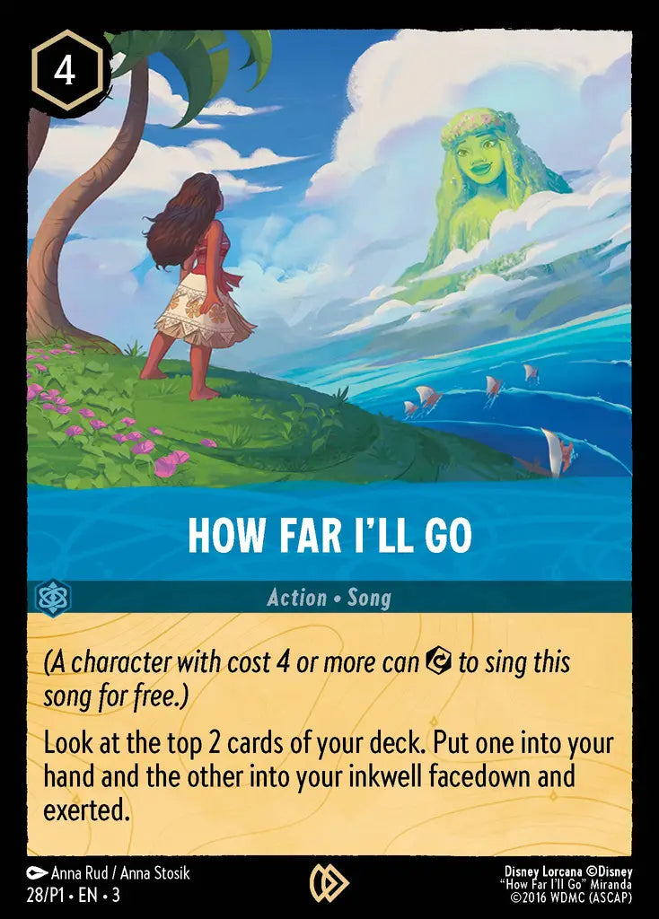 Disney Lorcana: How Far I'll Go (Promo)