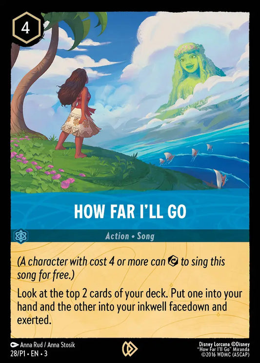 Disney Lorcana: How Far I'll Go (Promo)
