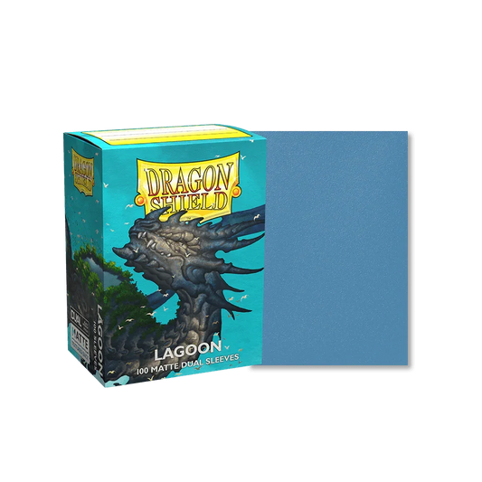 Dragon Shield — Sleeves: Dual Matte Lagoon (100ct)