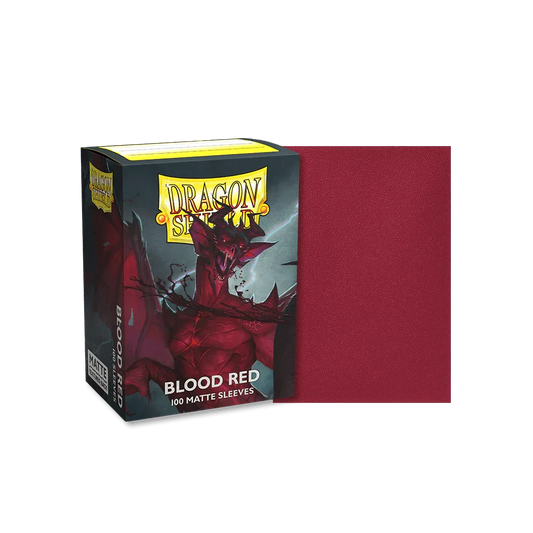 Dragon Shield — Sleeves: Matte Blood Red (100ct)