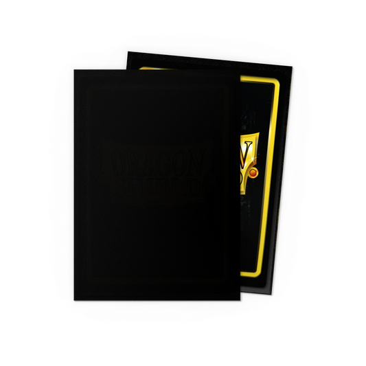 Dragon Shield — Standard Size Sleeves: Matte Black (100ct)