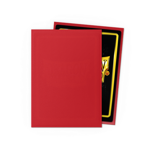 Dragon Shield — Standard Size Sleeves: Matte Crimson (100ct)